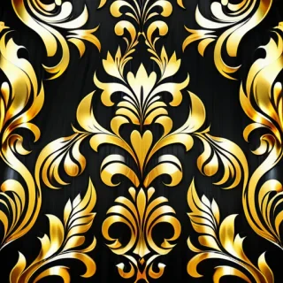 wallpaper black golden