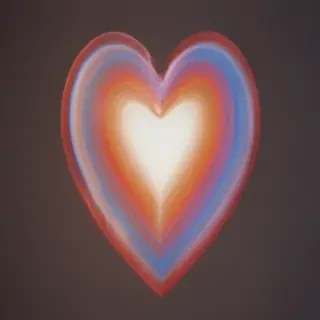 blurred heart