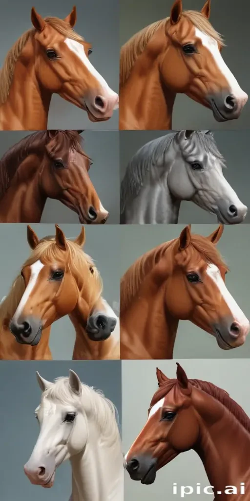 cartoon horses