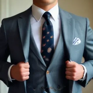 suit and tie
