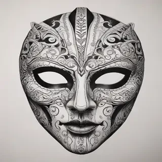mask drawing