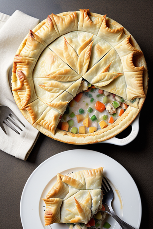 chicken pot pie with phyllo crust