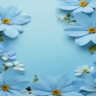 blue flower background
