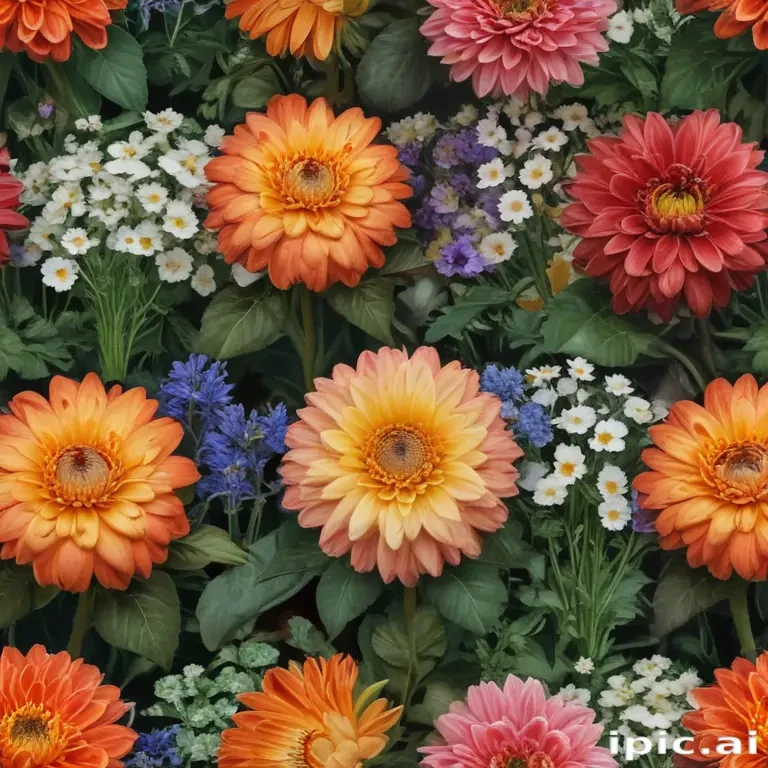 half brain half flowers