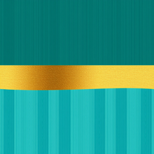 Create an abstract image featuring vertical and horizontal lines in teal and gold, using a high-resolution DSLR camera, f/8 aperture, 1/250 shutter speed, ISO 100, shot from a slight diagonal angle to enhance depth and texture.