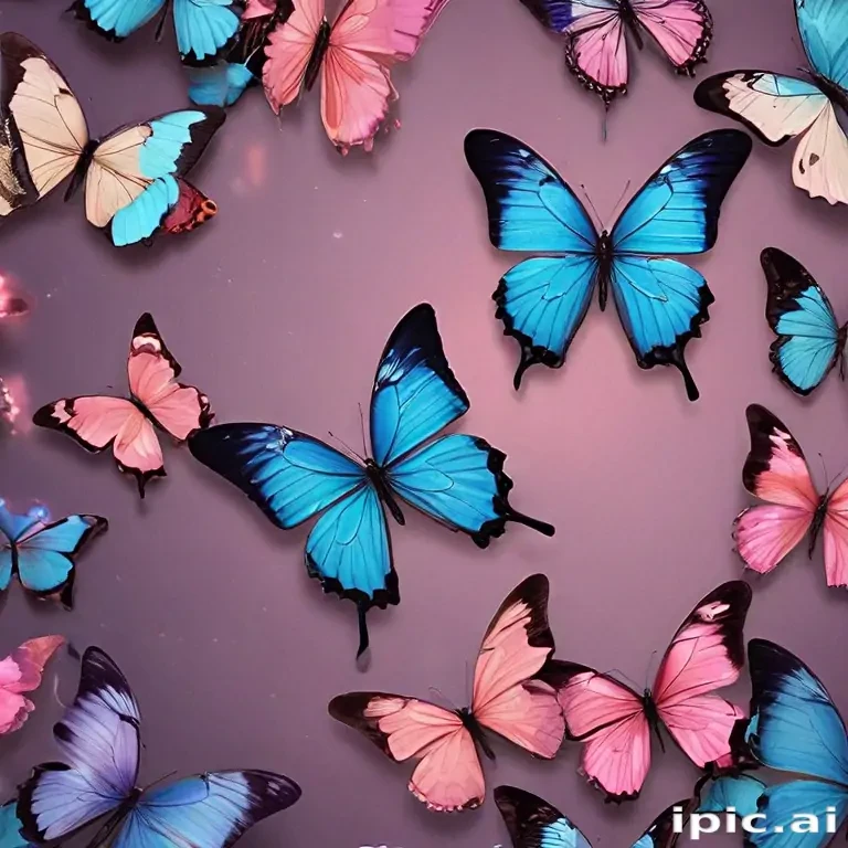 aesthetic butterfly background