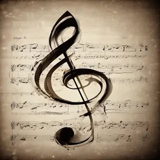 notes music background