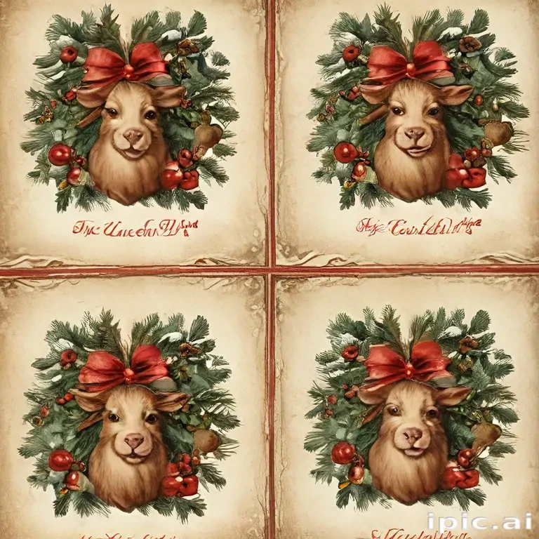 free printable vintage christmas images