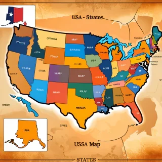 usa states map