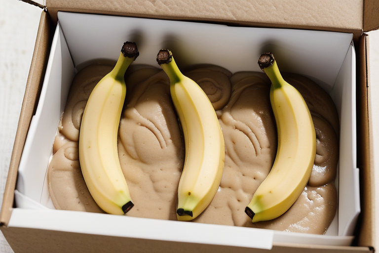 bananas in a box dessert