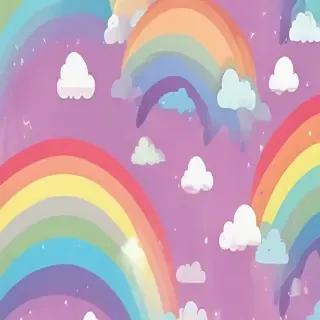 cute rainbow wallpaper