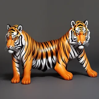 transparent tiger stripes