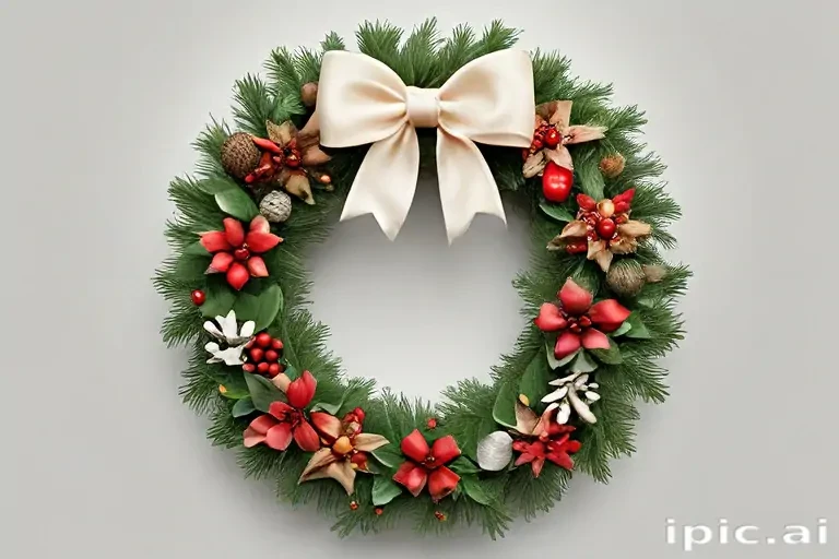 christmas wreath transparent