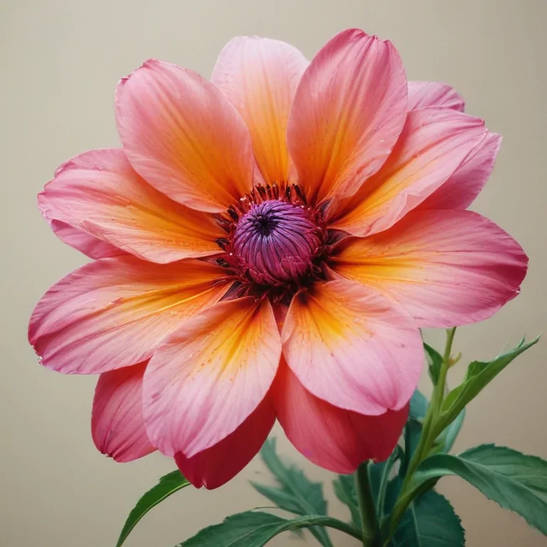 flower drawing images with colour