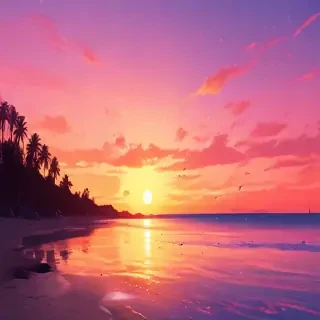 cute sunset backgrounds