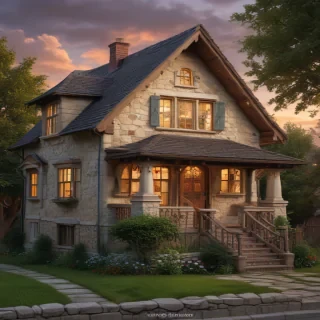 background of a house