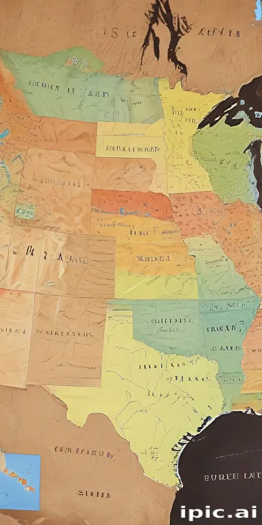 united states map