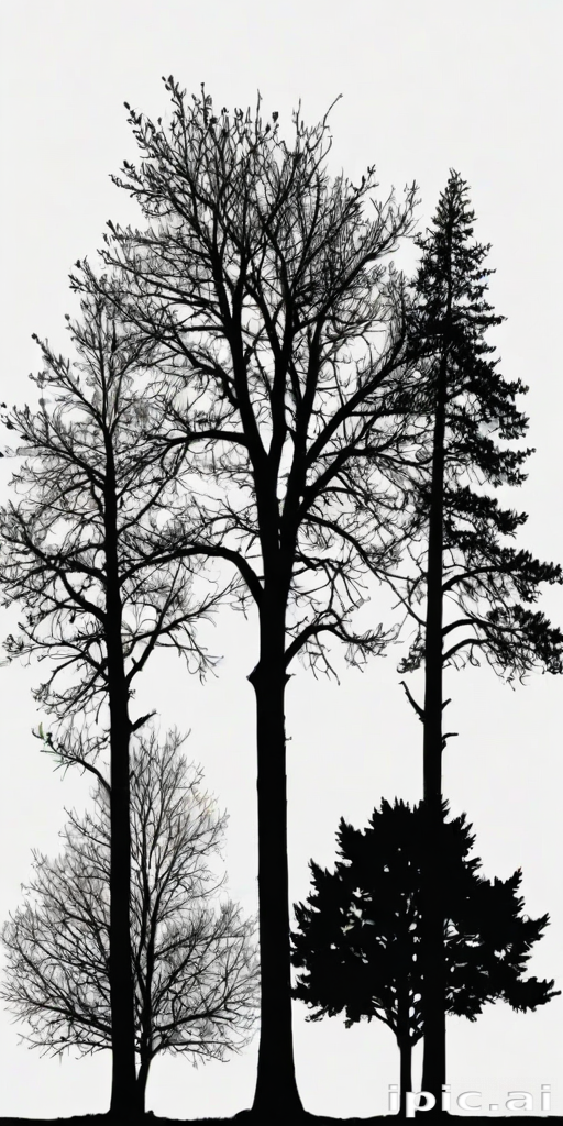 trees silhouette png