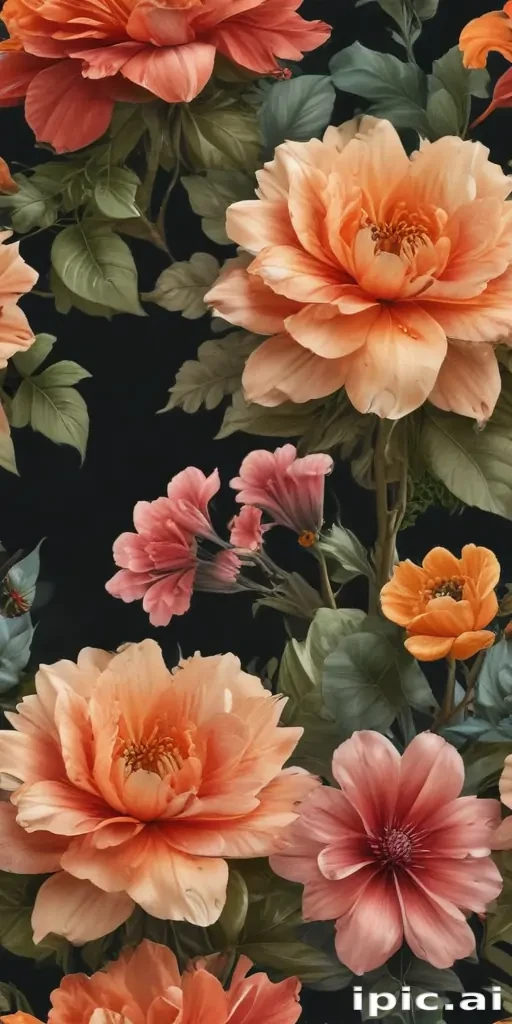 realistic flowers png