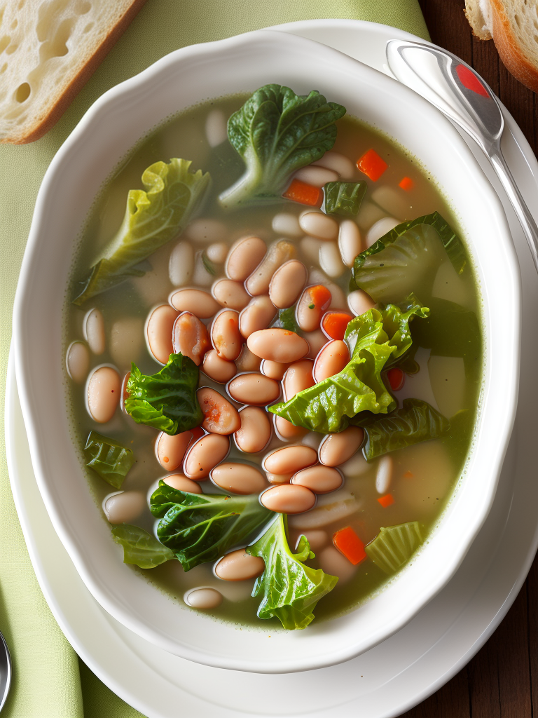 escarole and white bean soup
