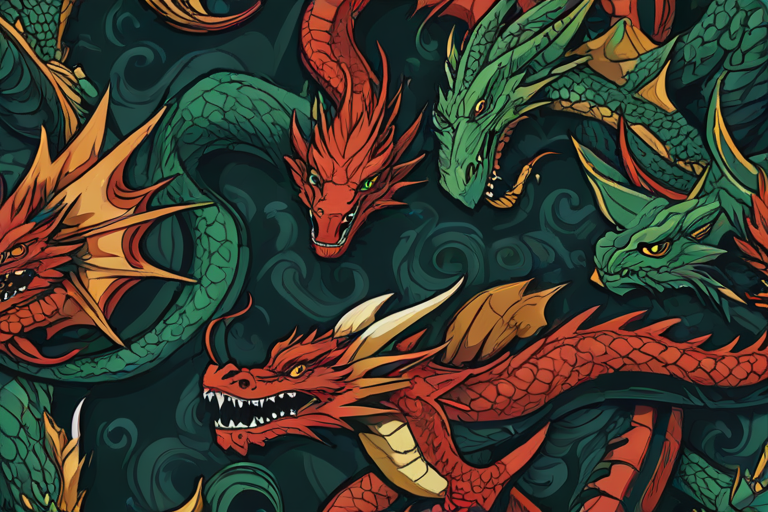 dragons background