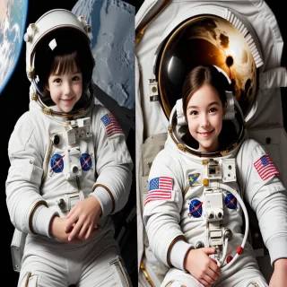 cute astronaut