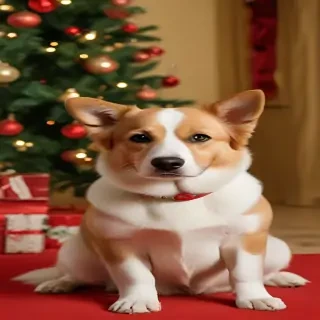christmas dog backgrounds