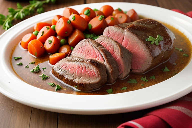 recipe sirloin tip roast crock pot
