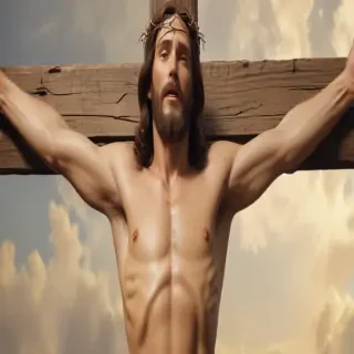 a picture of jesus on the cross