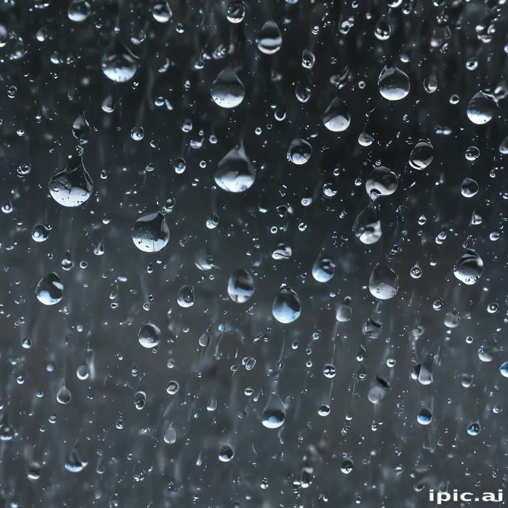 water droplets transparent