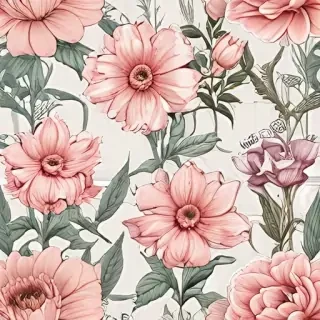 flower aesthetic drawings