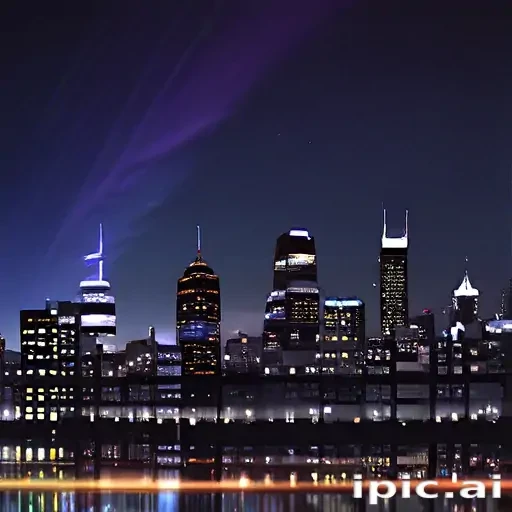 city lights background