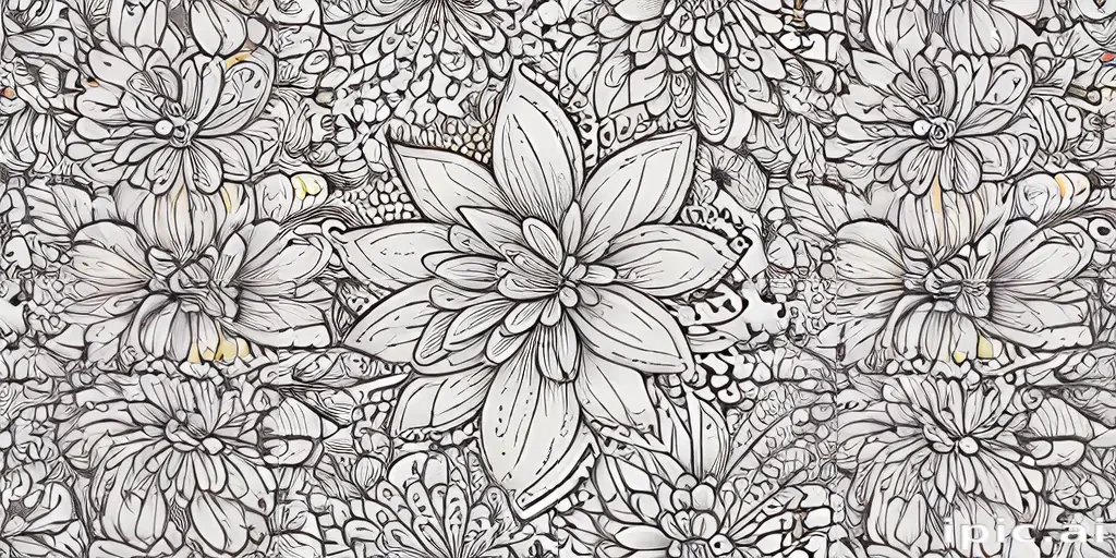 flower doodle art