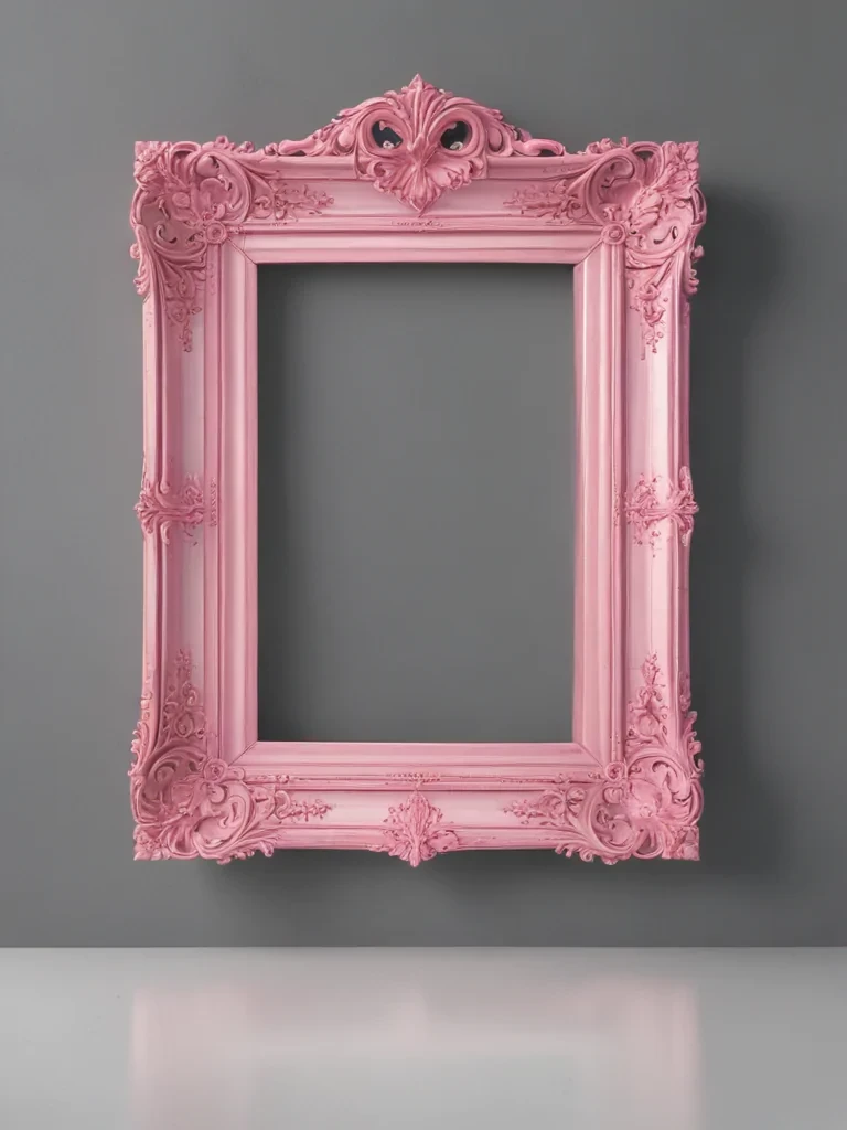 pink frame png