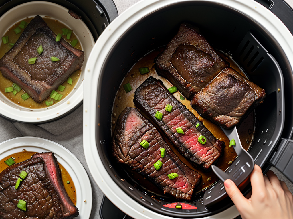 how long to cook beef short ribs in air fryer