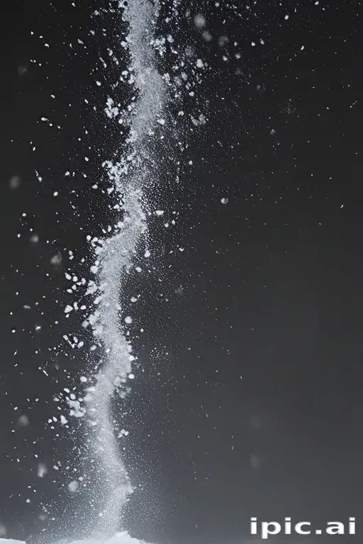 snow falling png