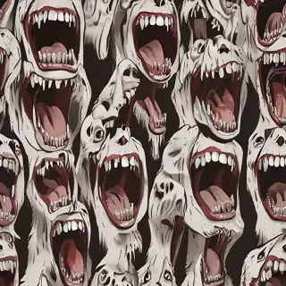 screaming background