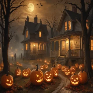 public domain vintage halloween art