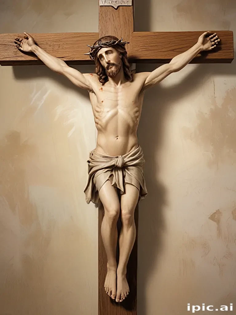 pictures of jesus on a cross