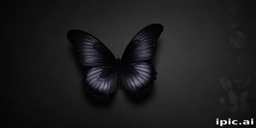 black butterfly wallpaper