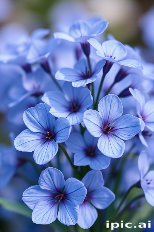 blue flowers png