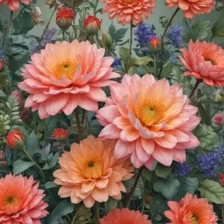 flowers to draw in color