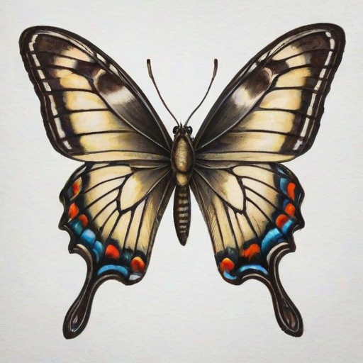 buttefly drawing
