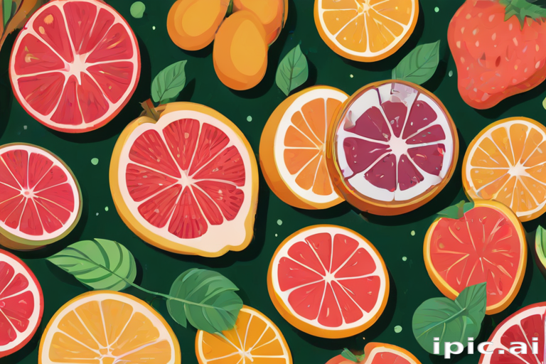 aesthetic fruit background