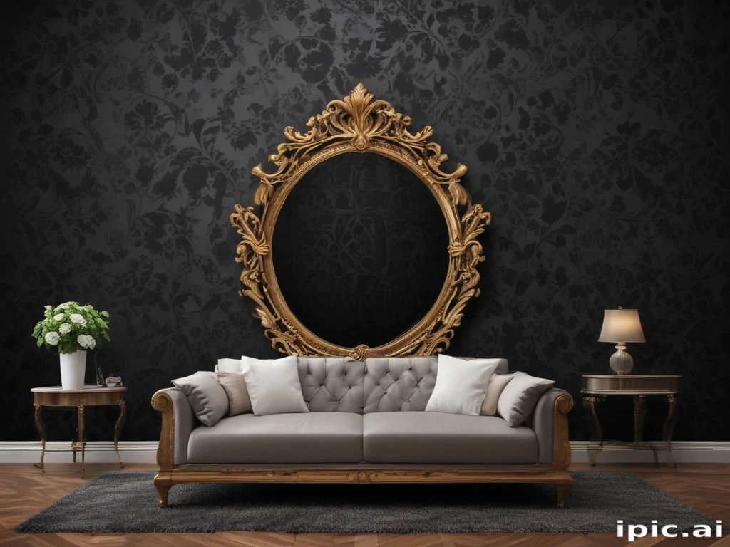 black wallpaper cute