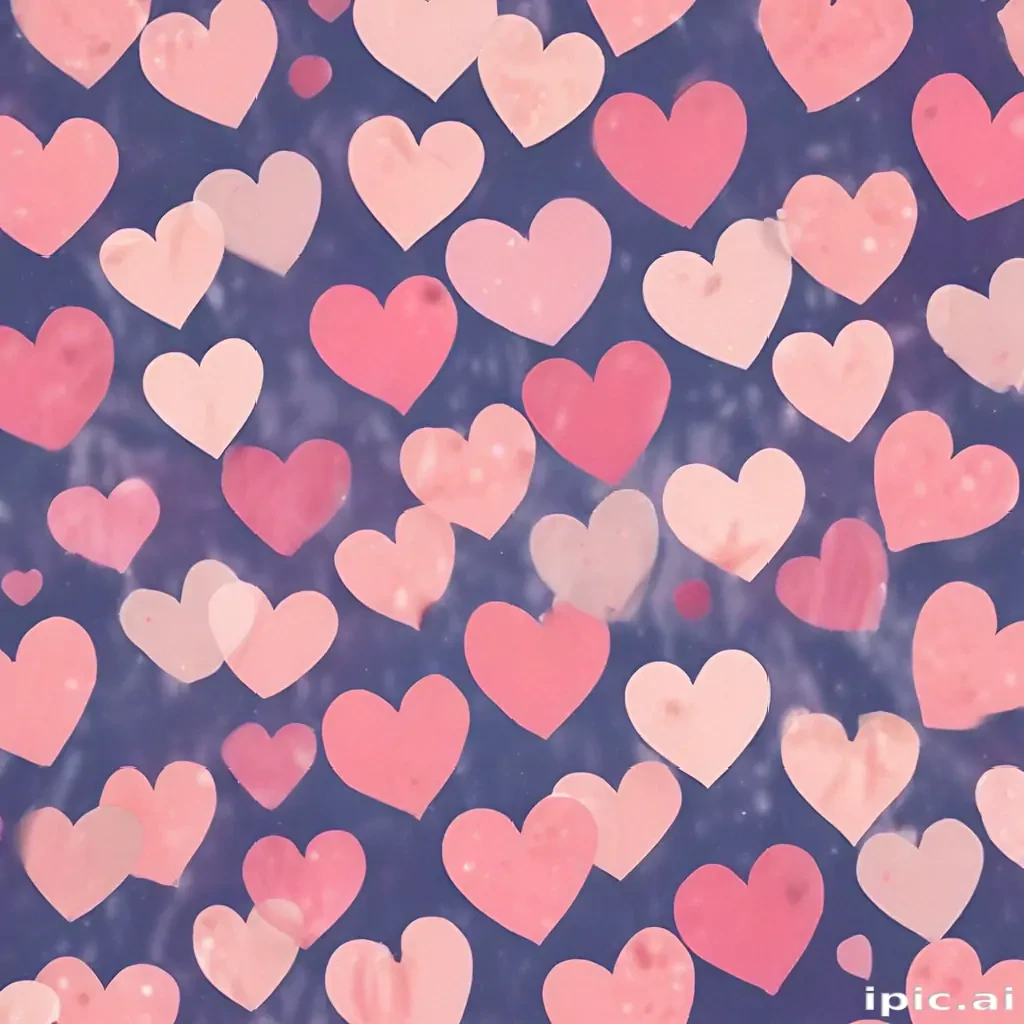 aesthetic hearts wallpaper