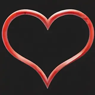 outline heart png