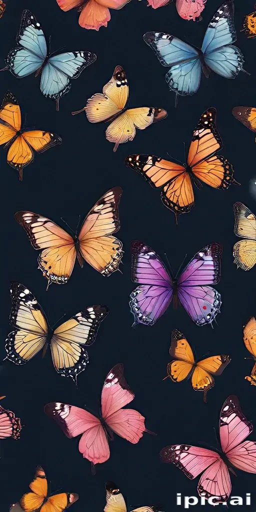 butterfly backgrounds aesthetic