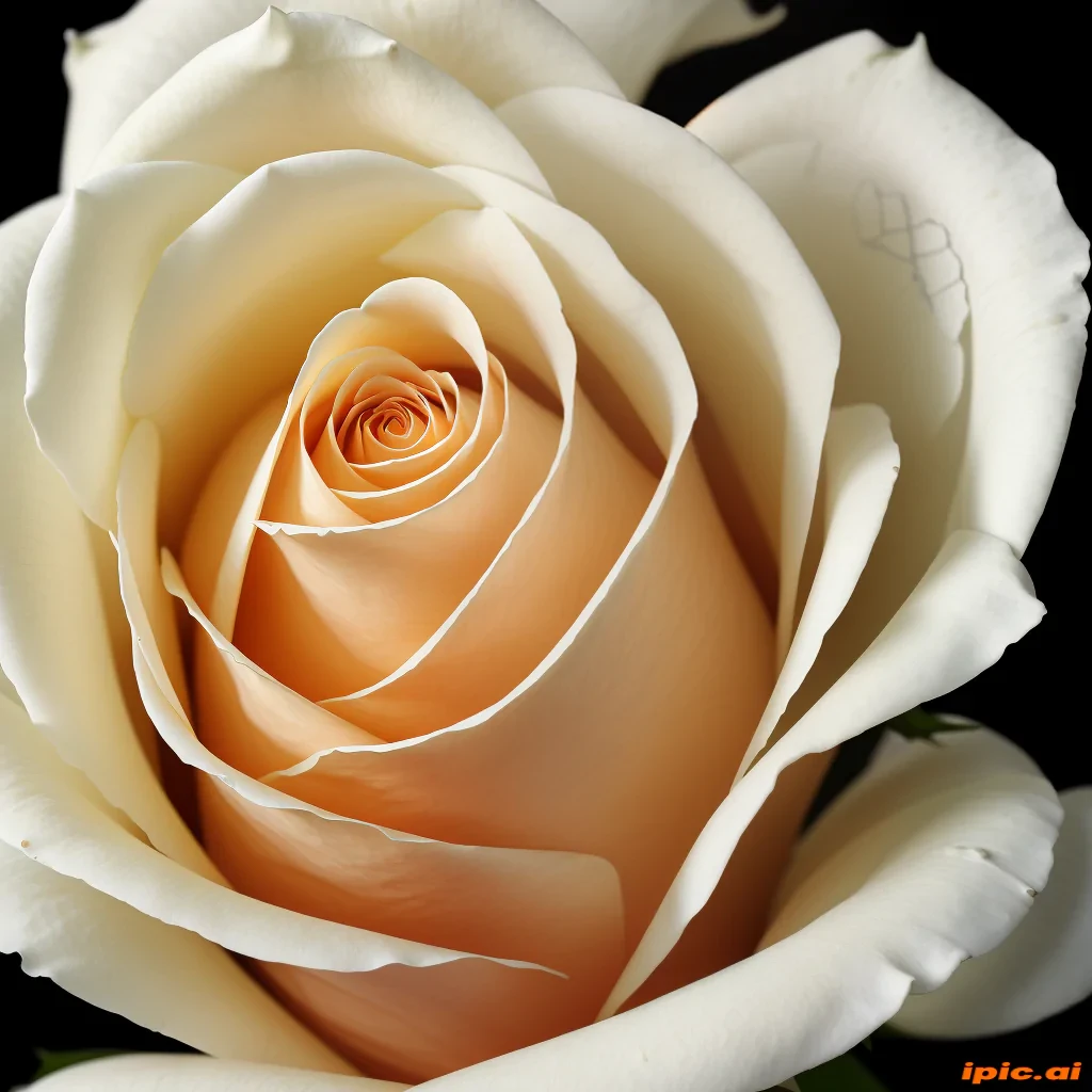 white rose on black