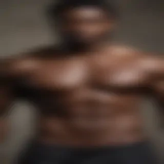black shirtless man